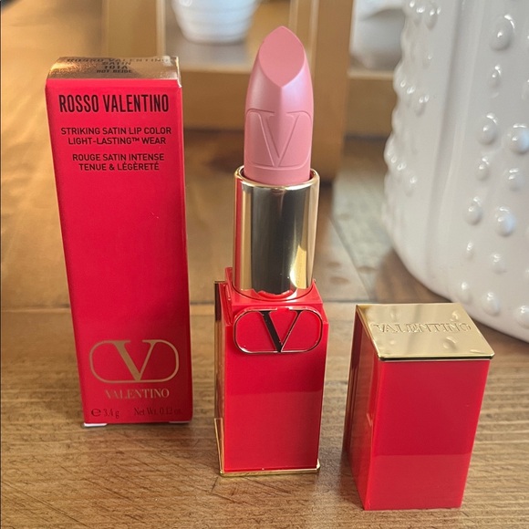Valentino Other - Valentino Rosso Valentino Satin Lipstick — 101A Hot Beige